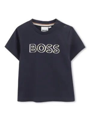 BOSS Kidswear logo-print T-shirt