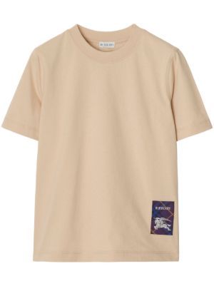 Burberry check-label cotton T-shirt