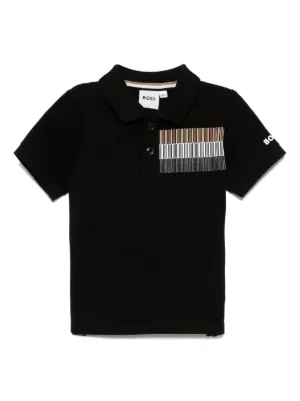 BOSS Kidswear graphic-print polo shirt
