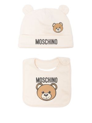 Moschino Kids logo-print beanie