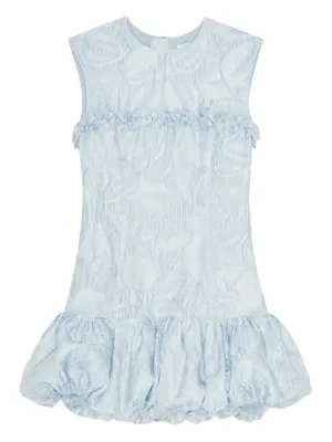 GANNI cloqu&eacute; corset mini dress