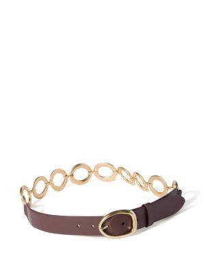 Miu Miu logo-engraved belt