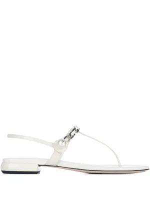 Miu Miu chain link-detail sandals