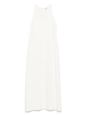 TOTEME scoop-neck sablé dress petite