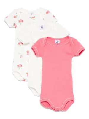 Petit Bateau cotton bodies (pack of three)