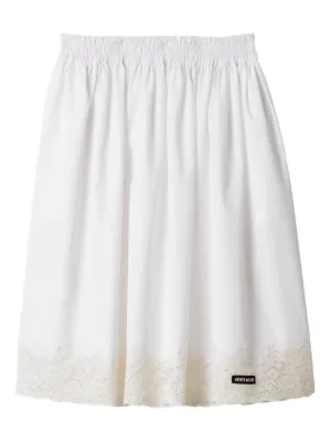 Miu Miu poplin skirt