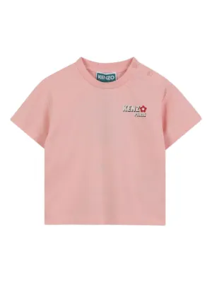 Kenzo Kids logo-print short-sleeve T-shirt