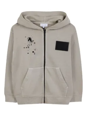 Marc Jacobs Kids splash-print zip-up hoodie