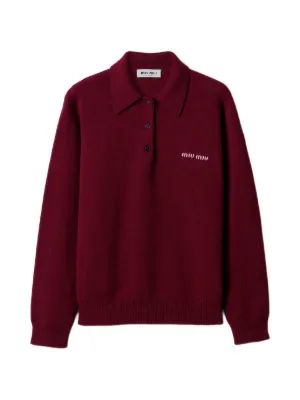 Miu Miu cashmere polo sweater