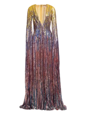 Elie Saab sequin maxi dress