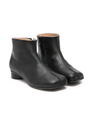 MM6 Maison Margiela Kids leather ankle boots