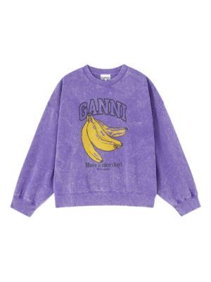GANNI Vintage wash sweatshirt