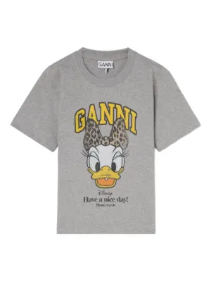 GANNI Daisy Duck printed baby fit T-shirt