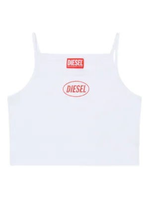 Diesel Kids Tedim logo-embellished tank top