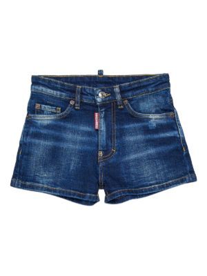 DSQUARED2 KIDS label-detail denim shorts