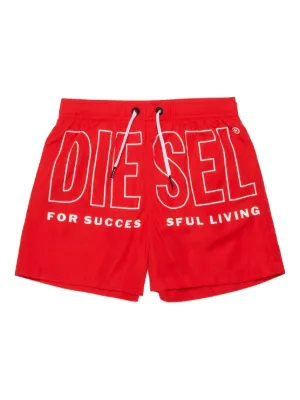Diesel Kids Midit drawstring swim shorts