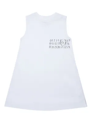 MM6 Maison Margiela Kids numbers print dress