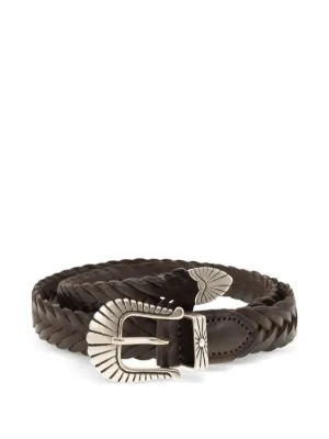 ALBERTO LUTI braided-effect belt