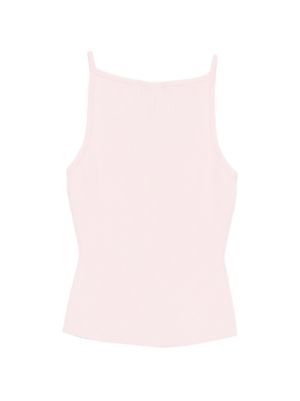 Maje high straight-neck top