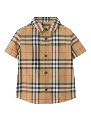 Burberry Kids check-pattern shirt