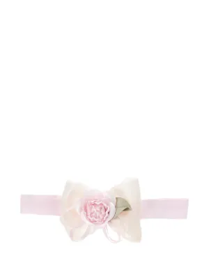 Monnalisa bow floral headband