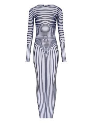Jean Paul Gaultier The Body Morphing long-sleeves maxi dress