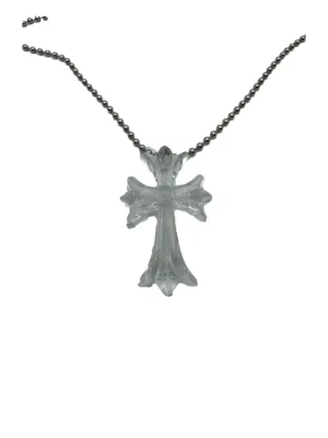 Chrome Hearts cross-pendant necklace