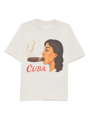 Melt cotton printed T-shirt