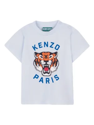 Kenzo Kids tiger-graphic short-sleeved T-shirt