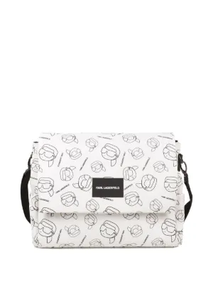 Karl Lagerfeld Kids cartoon-print changing bag