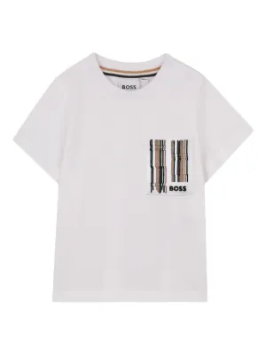 BOSS Kidswear chest-pocket short-sleeve T-shirt