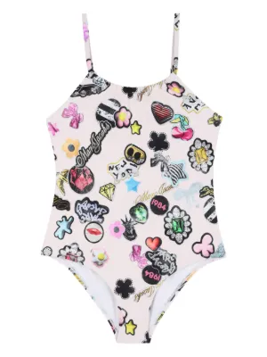 Marc Jacobs Kids printed swimsuit
