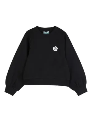 Kenzo Kids floral-appliqu&eacute; sweatshirt