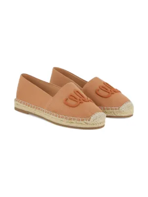 Chlo&eacute; Kids logo-embroidered espadrilles