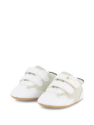 BOSS Kidswear polka-dot slippers