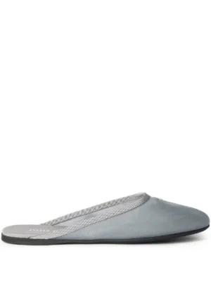 Miu Miu mesh fabric slippers