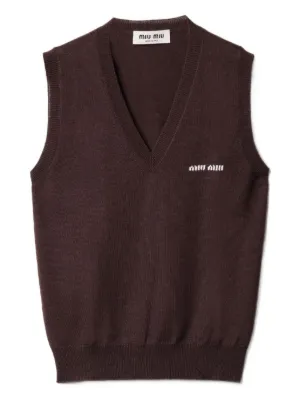 Miu Miu wool sweater vest