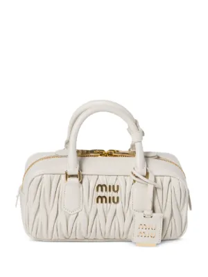 Miu Miu Arcadie matelass&eacute; nappa leather bag