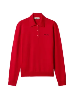 Miu Miu buttoned polo shirt