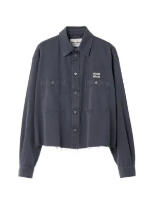 Miu Miu buttoned denim shirt