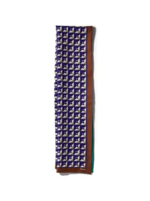 Miu Miu printed silk scarf