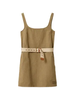 Miu Miu old gabardine mini-dress