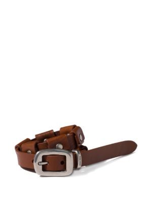 Miu Miu leather bracelet with buckle
