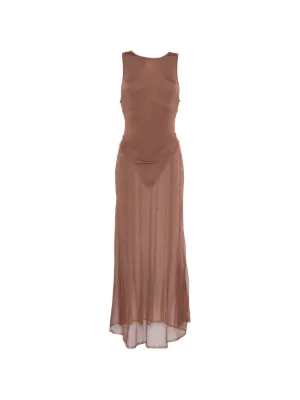 Isa Boulder sleeveless midi dress
