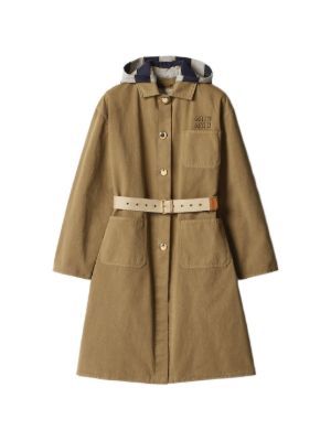 Miu Miu old gabardine single-breasted coat
