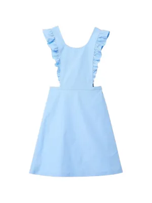 Miu Miu poplin apron dress