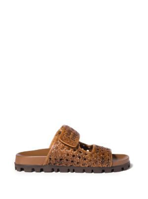 Miu Miu woven leather sandals