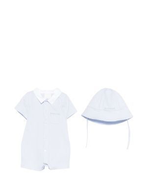 Givenchy Kids pocket-detail collared playsuit