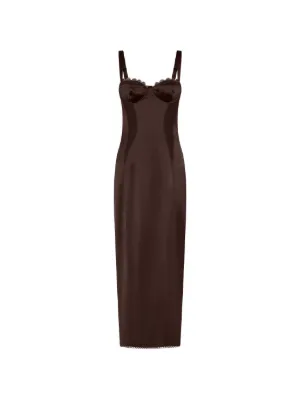 Nicholas Dominique lace-detail maxi dress