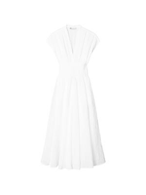 Tory Burch V-neck linen dress